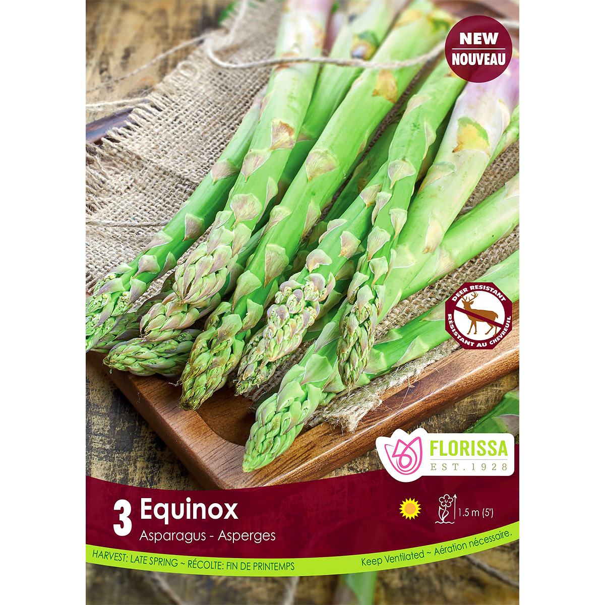 Asparagus 'Equinox' Roots 