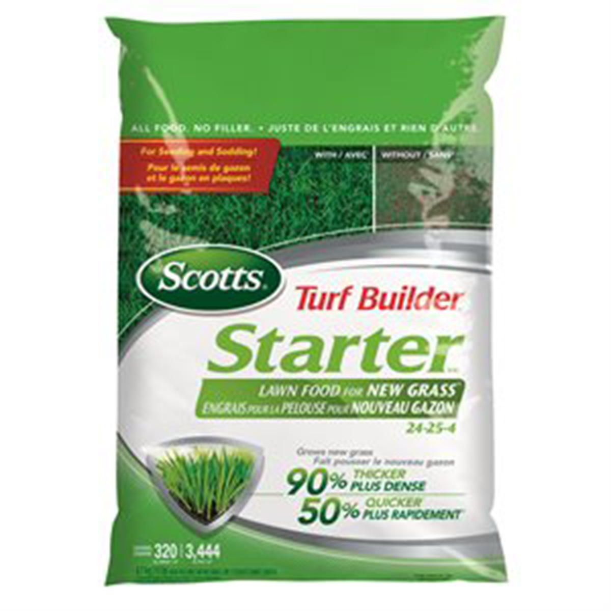 Scotts Turf Builder Starter Lawn Food 24-25-4 1.4kg