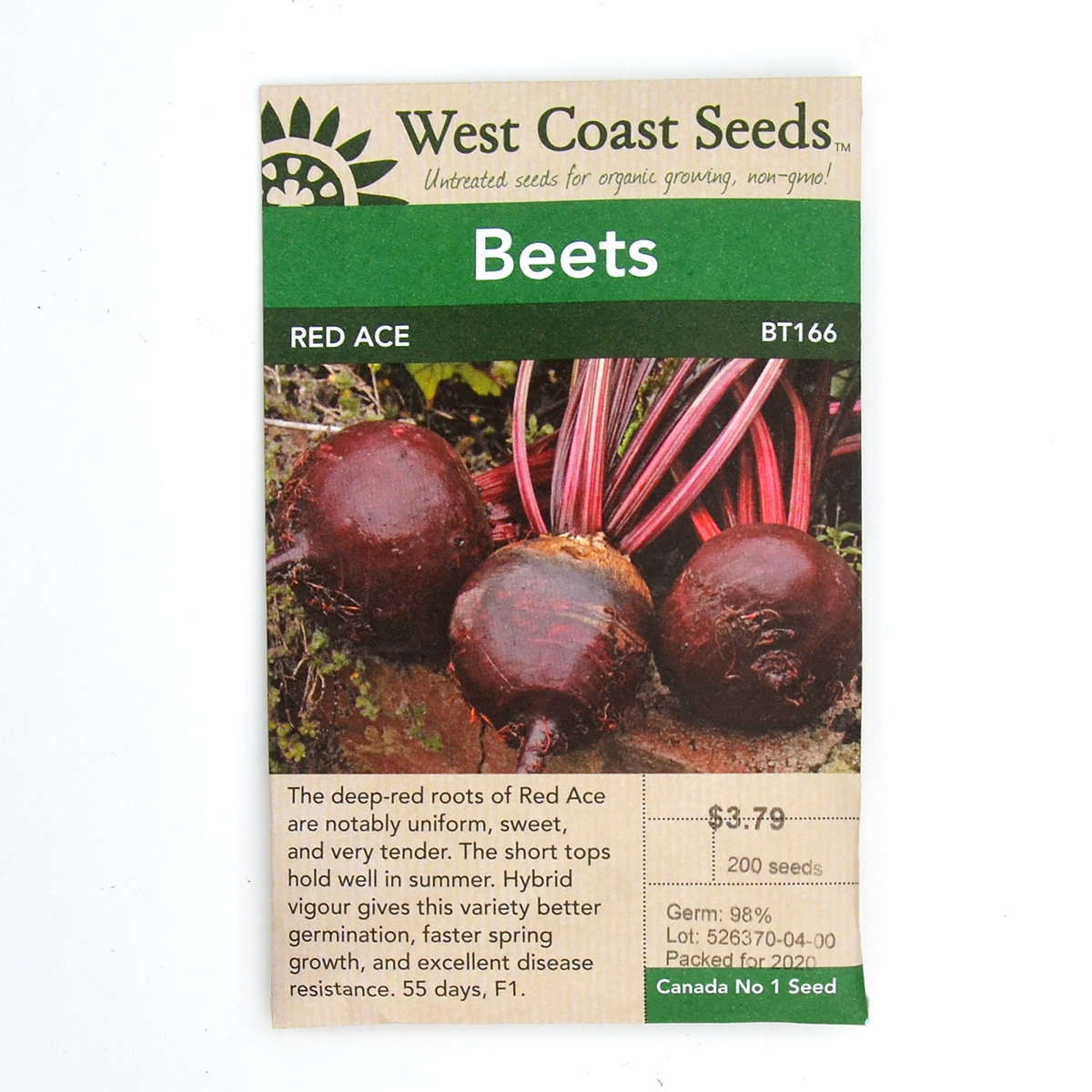 Beets Red Ace Seeds BT166