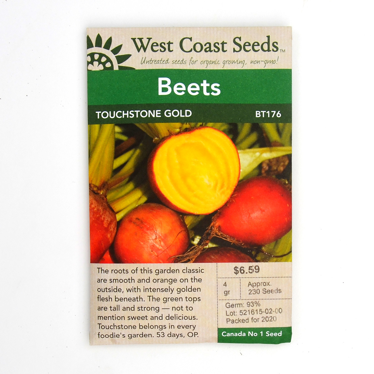 Beets Touchstone Gold Seeds BT176