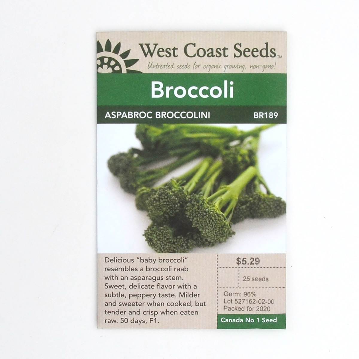 Broccoli Aspabroc Broccolini Seeds BR189