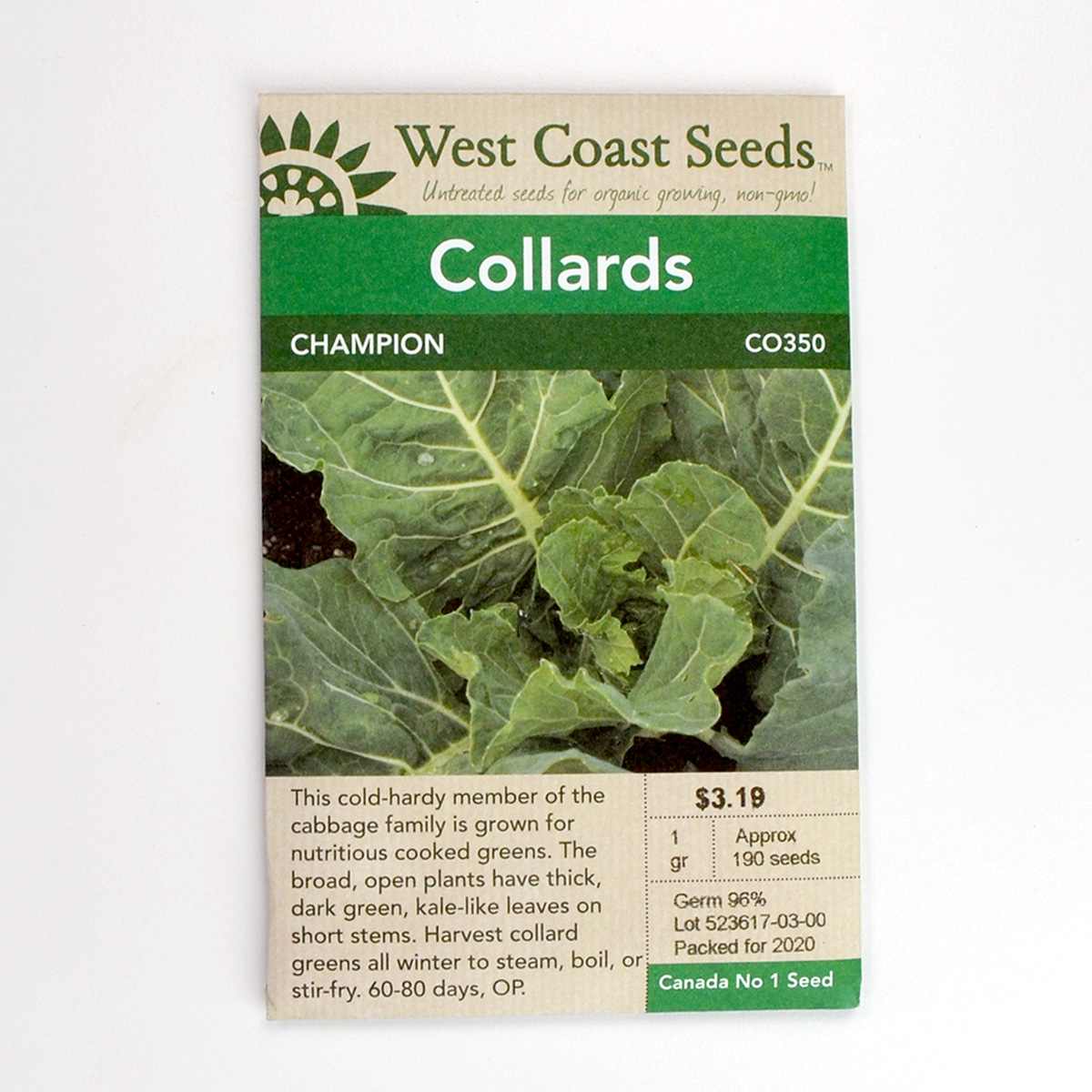 Collards Champion Seeds CO350