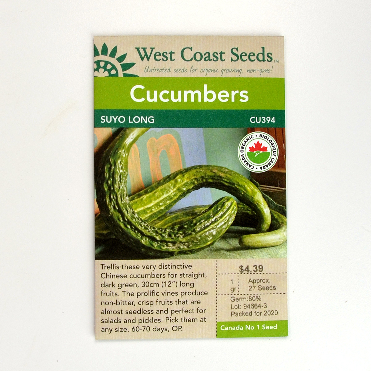 Cucumbers Suyo Long Seeds CU394