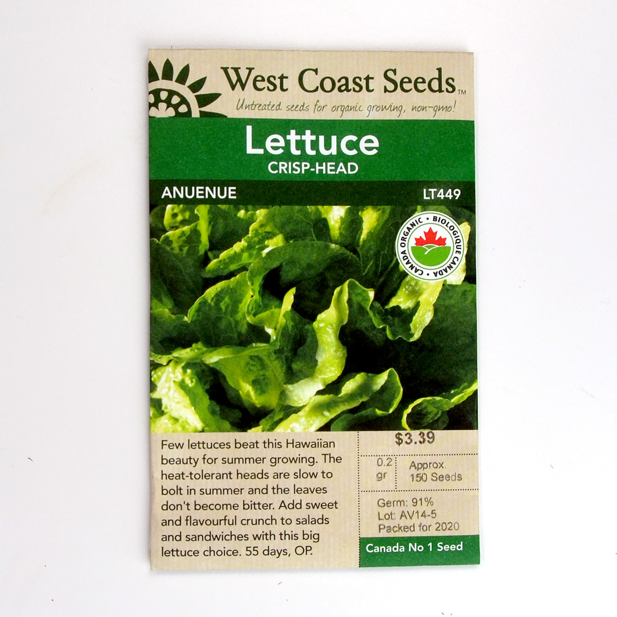 Lettuce Anuenue Seeds LT449