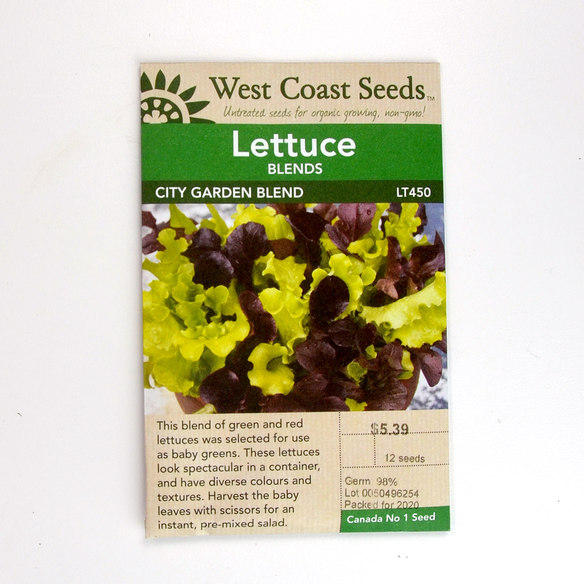 Lettuce City Garden Blend Seeds LT450