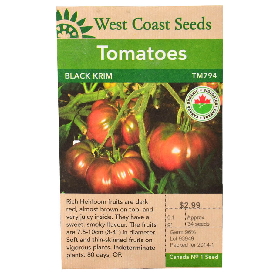 Black Krim Tomato Seeds TM794