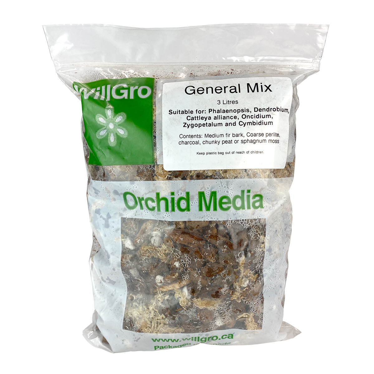 Willgro General Mix Orchid Media 3L