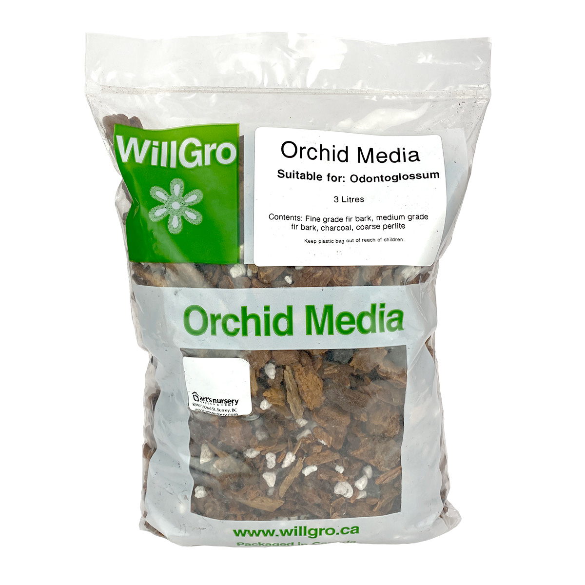 Willgro Odontoglossum Orchid Media 3L