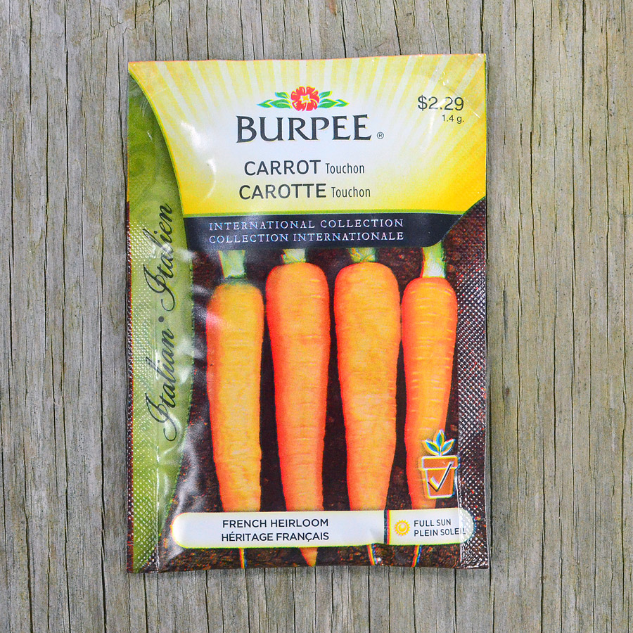 Touchon Carrot Seeds Burpee Arts Nursery Ltd