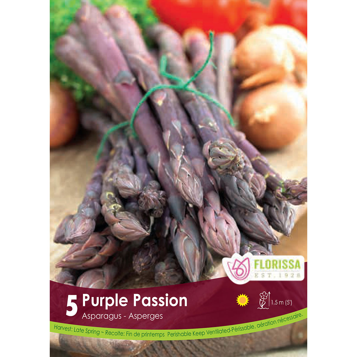 Asparagus 'Purple Passion' Roots