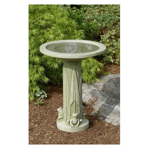 Campania - Three Frog Birdbath | | Arts Nursery Ltd