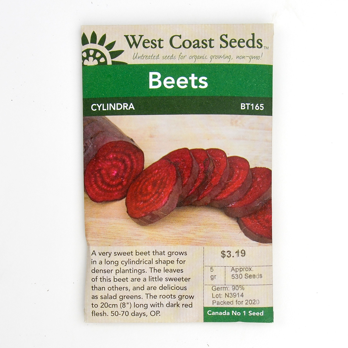 Beets Cylindra Seeds BT165