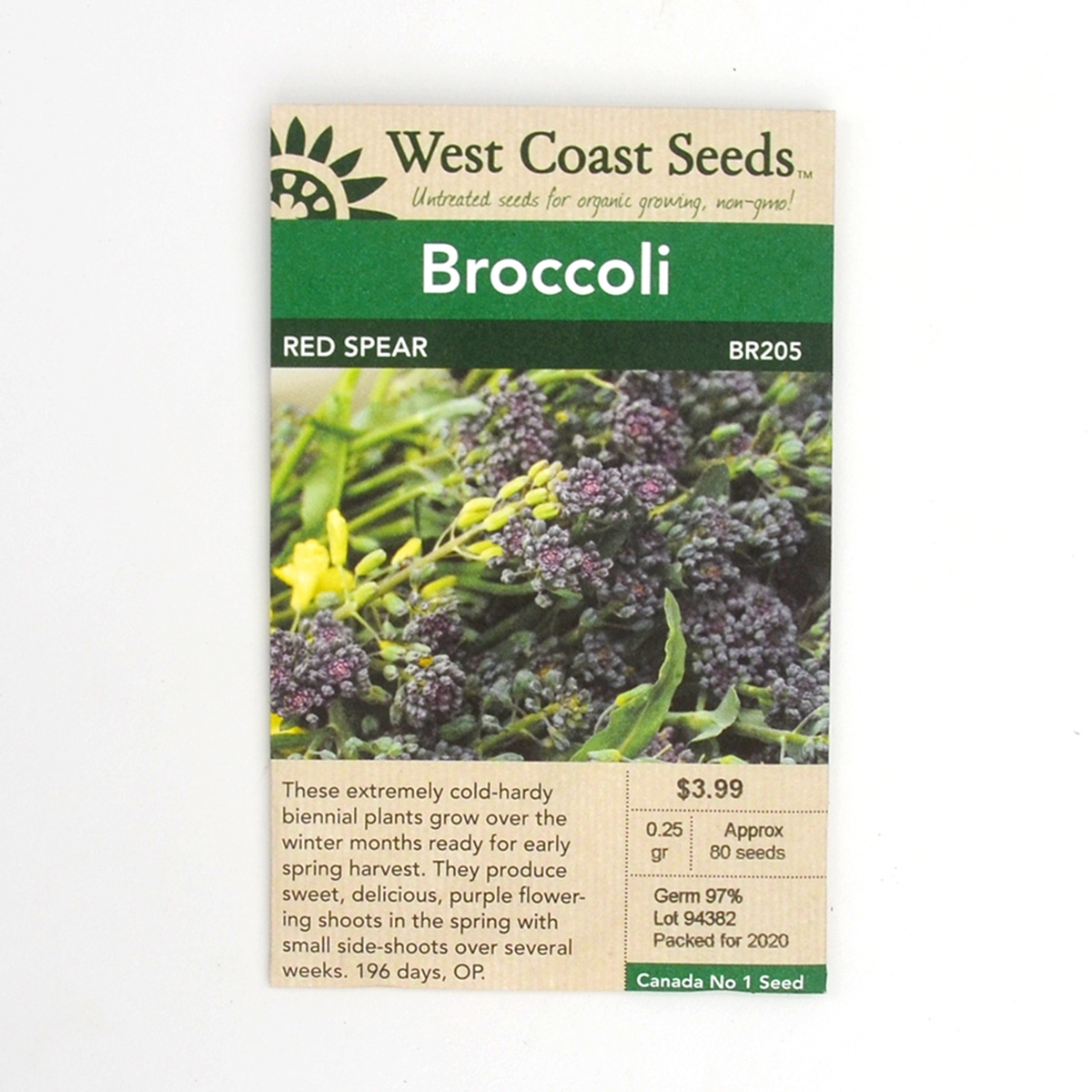 Broccoli Red Spear Seeds BR205