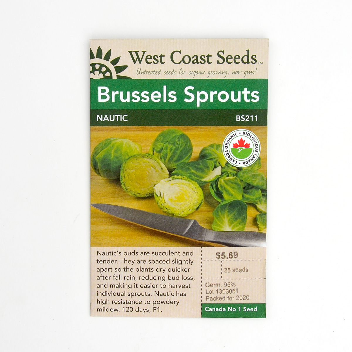 Brussels Sprouts Nautic Seeds BS211