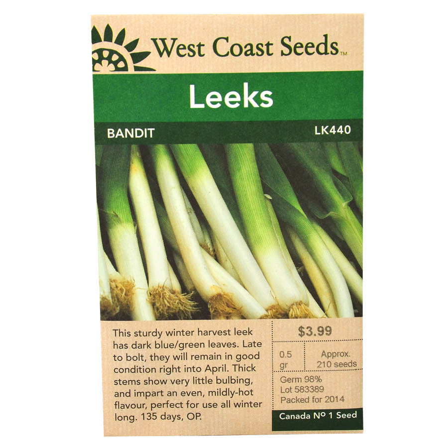 Leeks Bandit Seeds | West Coast Seeds | Art's Nursery Ltd