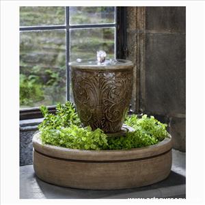 M-Series Arabesque Fountain with Planter