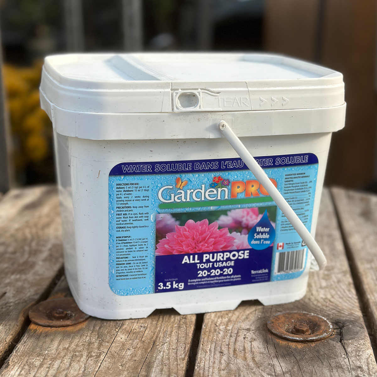 Garden Pro All Purpose Water Soluble Fertilizer Pail 3.5kg 6-8-6