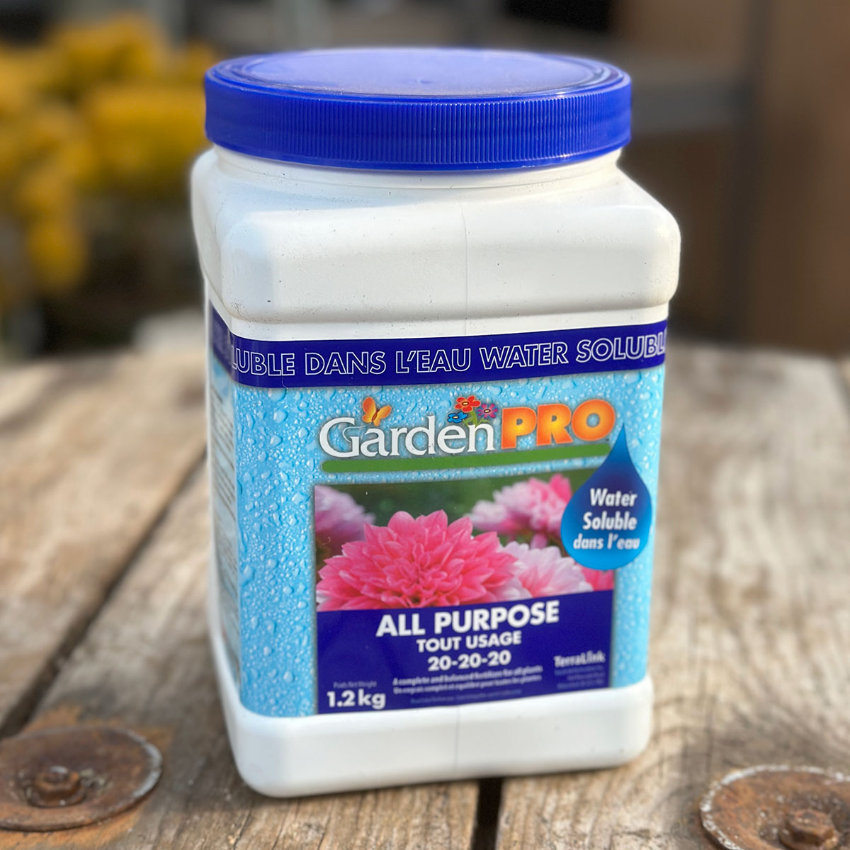 Garden Pro All Purpose Water Soluble Fertilizer 20-20-20 1.2kg