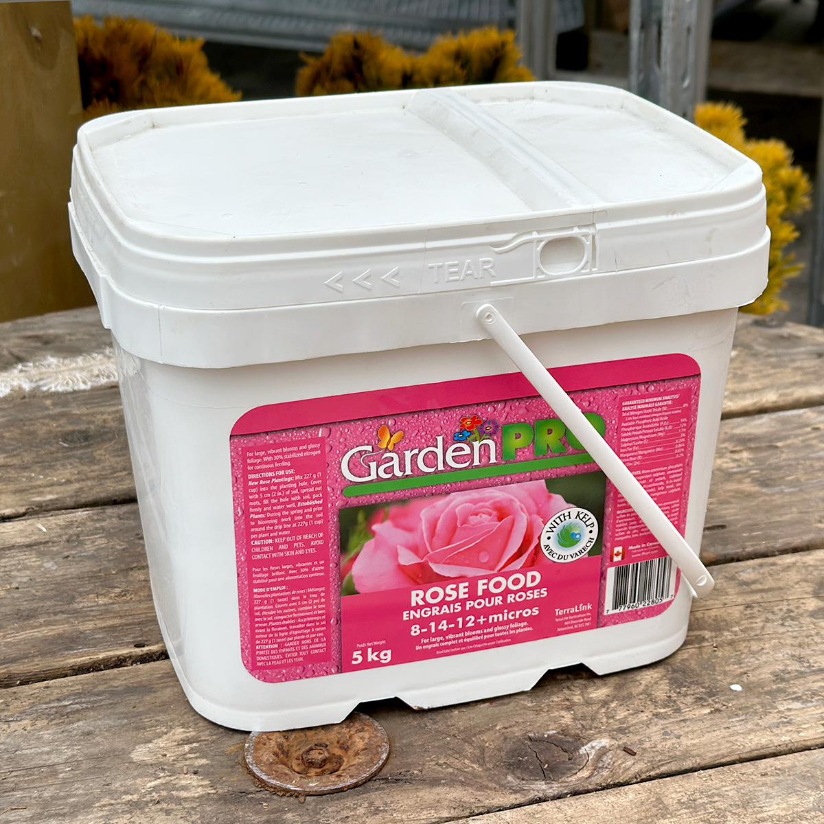 Garden Pro Rose Food 8-14-12 Pail 5kg