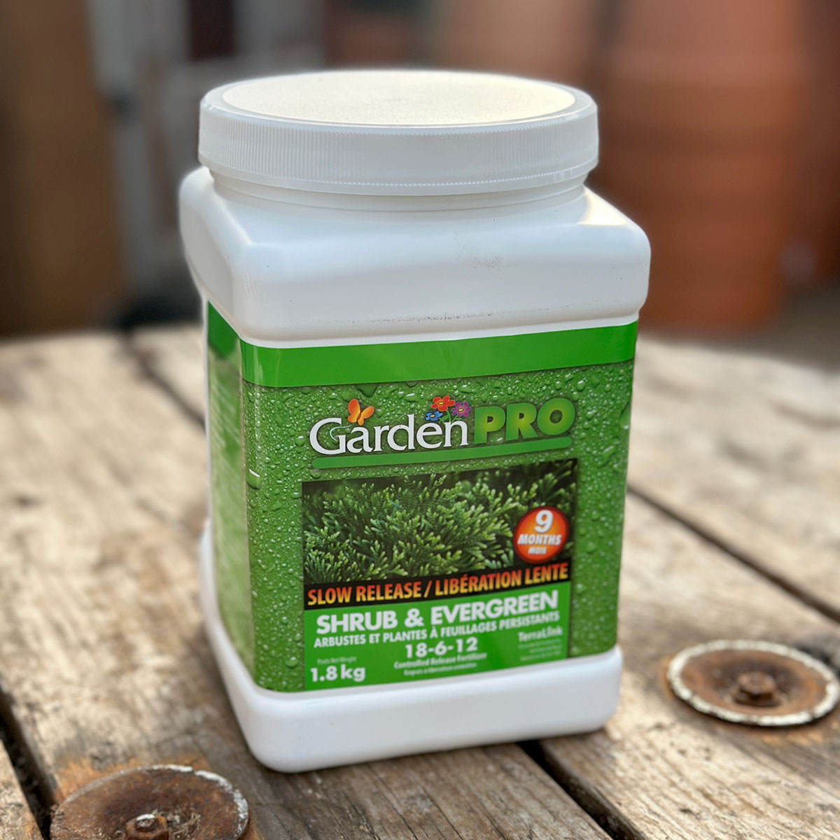 Garden Pro Slow Release Shrub and Evergreen Fertilizer 18-6-12 1.8kg