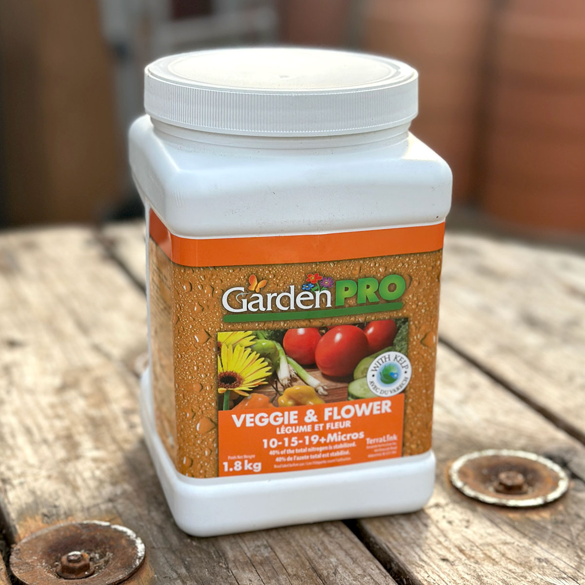 Garden Pro Veggie and Flower Fertilizer 10-15-19 1.8kg